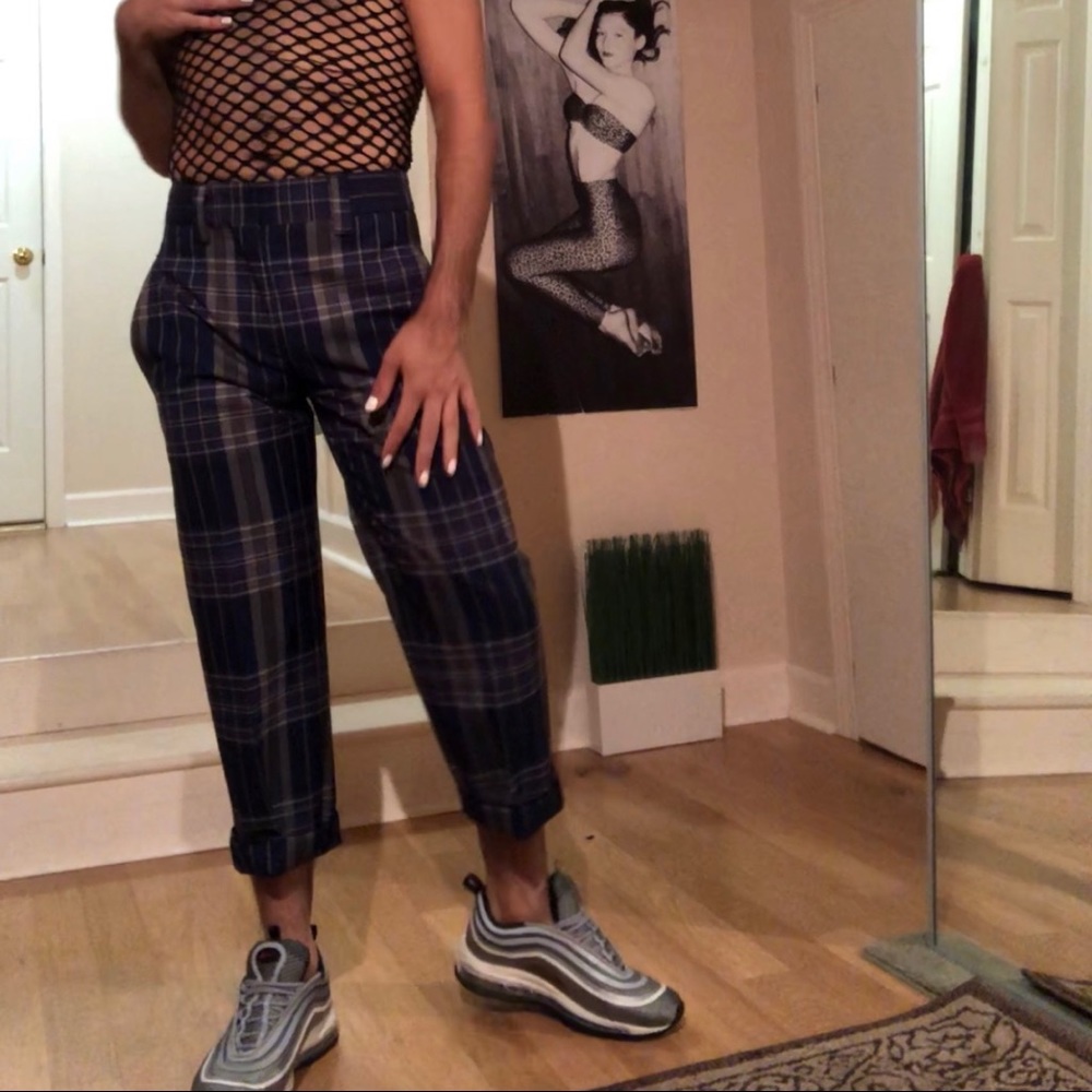 Acne Studios plaid trouser